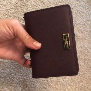 Dark purple Kate spade wallet